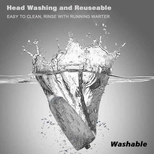 6 Pack Replacement Roller for Flawless Pedi, Replacement Head Refills Compatible with Finish Touch Flawless Pedi Electronic Tool File,3 Extra Coarse & 3 Regular Coarse