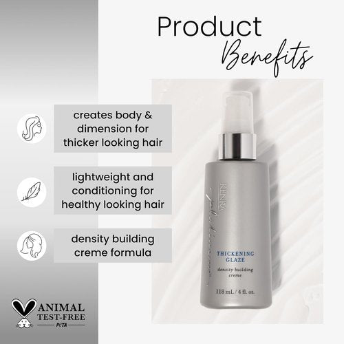 Kenra Platinum Thickening Glaze - Volumizing Styler for Fullness & Body - Lightweight Conditioning for All Hair Types