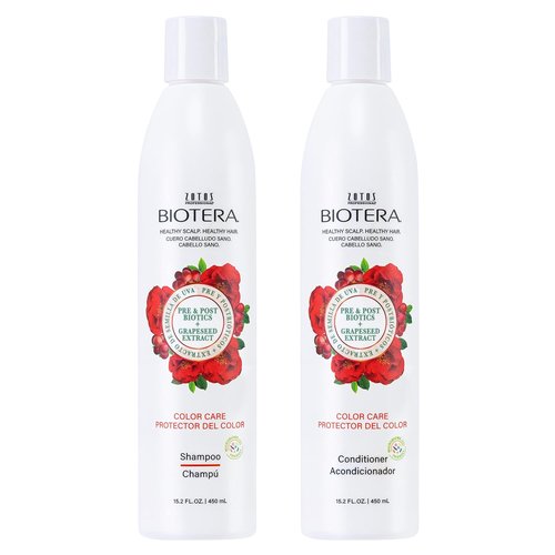 BIOTERA Color Care Shampoo & Conditioner Set - Extends Color-Treated Hair | Vegan & Cruelty-Free | 15.2 Fl Oz