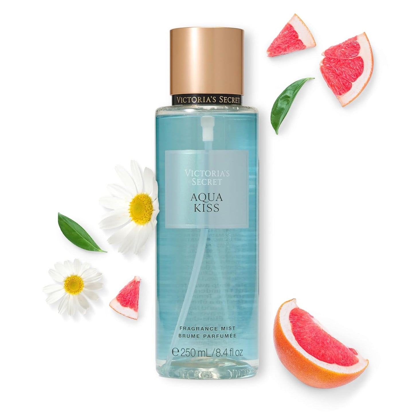 Victoria's Secret Aqua Kiss Body Fragrance Mist - Refreshing Scent, 8.4 fl oz