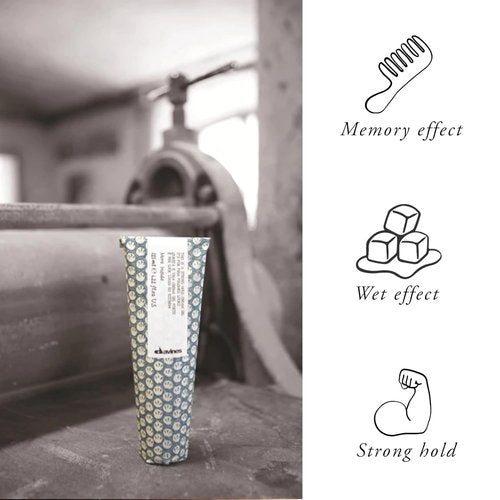 Davines Strong Hold Cream Gel - Quick-Drying, Residue-Free Styling for Structure & Definition | 4.22 Fl. Oz.