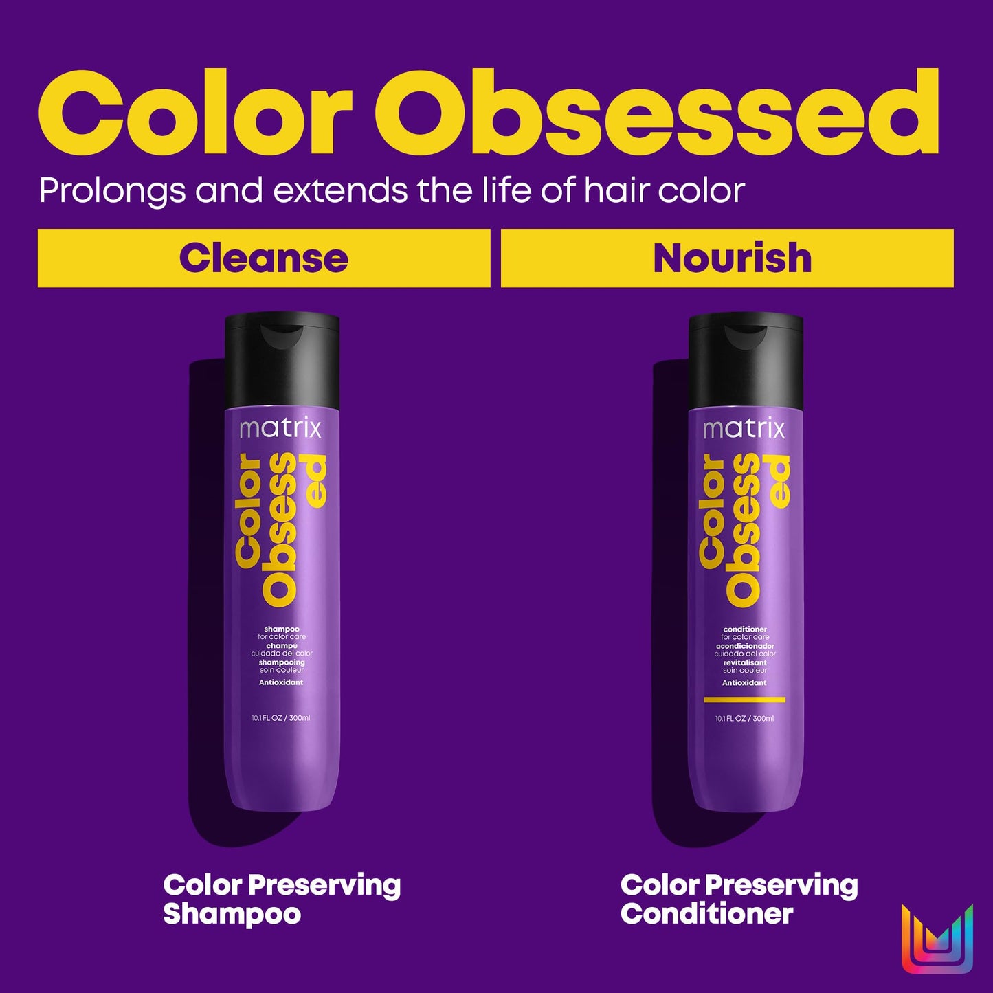 Matrix Color Obsessed Antioxidant Conditioner | Enhances Hair Color & Prevents Fading| For Color Treated Hair | Sulfate-Free | Cruelty Free | Packaging May Vary | 33.8 Fl. Oz. | Vegan