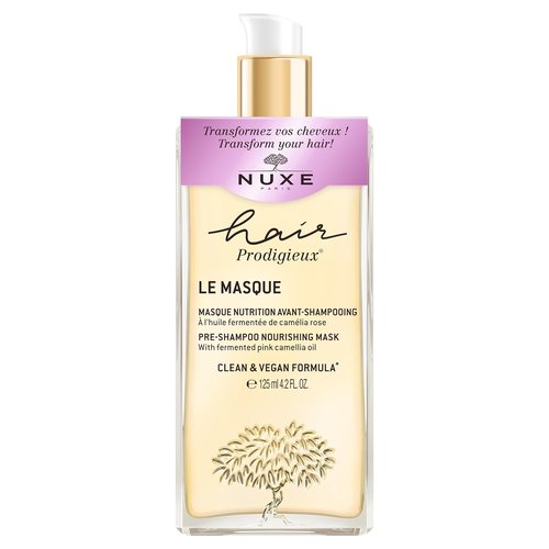 Nuxe Hair Prodigieux Pre-Shampoo Nourishing Mask - Intense Repair & Shine Treatment with Jojoba & Argan Oil | 4.2 Fl Oz