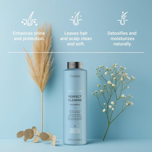 LAKMÉ Teknia Perfect Cleanse Shampoo - Deep Cleansing Clarifying Shampoo for Scalp & Hair