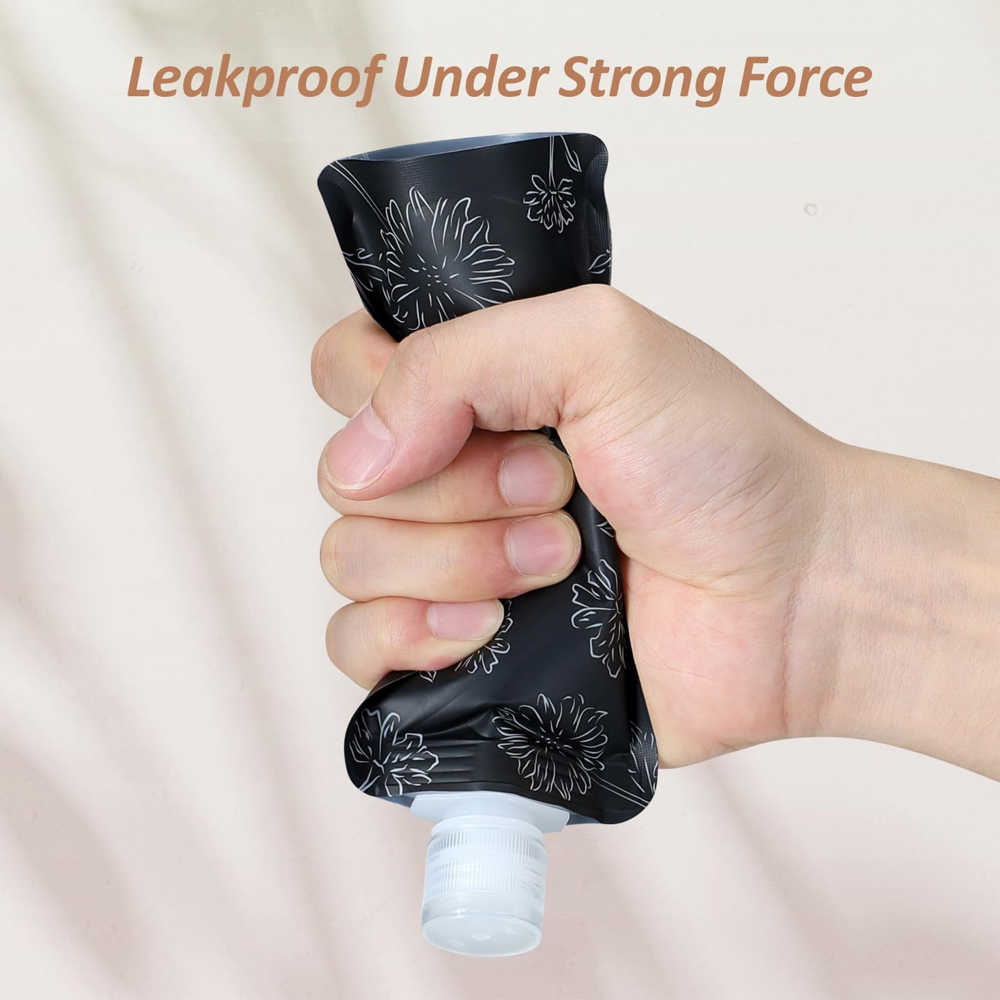 PACKISM Travel Containers for Liquids - 12 Pack Leak Proof 3oz TSA Approved Liquid Travel Pouches, Stand Up, Slim & Lightweight Design, Space Saving, Pack More Shampoo Conditioner Lotion Body Wash