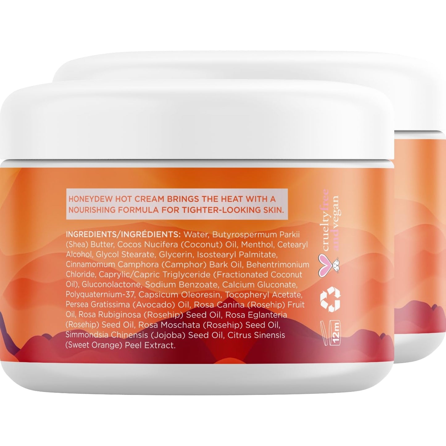 Skiennix Premium Hot Cream Sweat Enhancer - Firming Body Lotion for All - Ultra Moisturizing Cellulite Sculpting Cream | 2 Pack