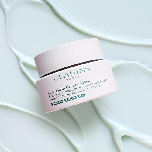 CLARINS Cryo-Flash Face Mask - Visible Lift in 10 Minutes | Minimizes Pores & Boosts Radiance