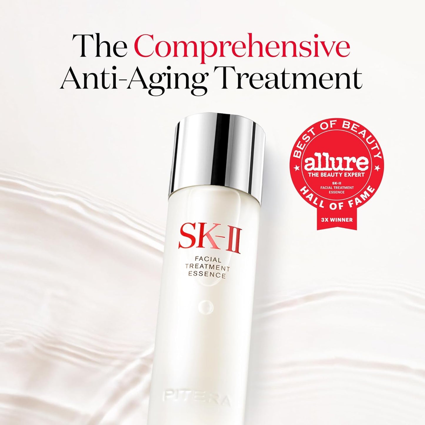 SK-II Facial Treatment Essence - Anti-Aging Skincare to Reduce Fine Lines & Improve Texture - 5 oz