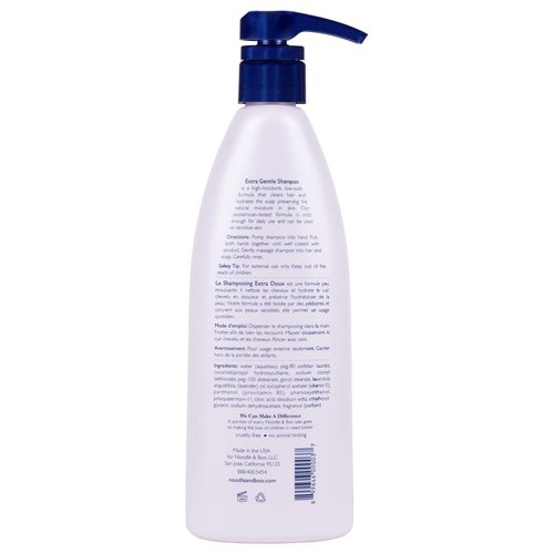 Noodle & Boo Lavender Newborn Extra Gentle Shampoo, Tear Free Pediatrician Tested Hydrating Baby Shampoo Free of Parabens, Phthalates, Sulfates and Dyes