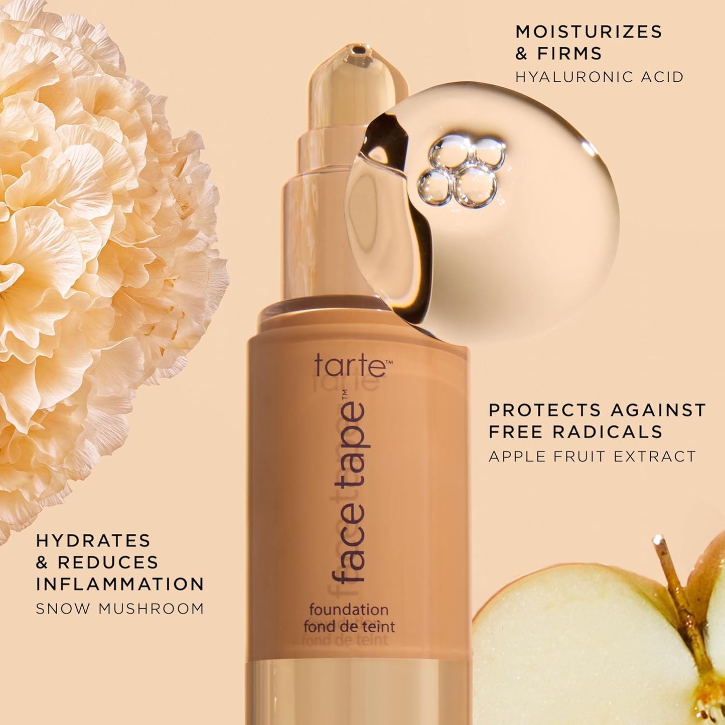 Tarte Face Tape Foundation - Full-Coverage, 12HR Waterproof Makeup | Hydrating, Natural Matte Finish