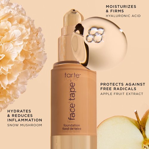 tarte face tape foundation – Full-Coverage Waterproof Makeup, Hydrating & Smoothing, Natural Matte Finish for Transfer-Proof Comfortable Long-Wear Foundation, Vegan & Cruelty-Free, full size, 37N