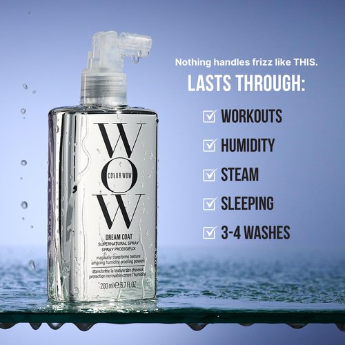 COLOR WOW Dream Coat Supernatural Spray, 6.7 Fl Oz – Keep Your Hair Frizz-Free and Shiny No Matter the Weather with Award-Winning Anti-Humidity Treatment
