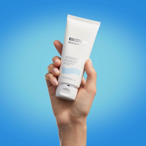 Biotherm Biomains Age-Delaying Hand Cream - Smooth & Soften Skin for Youthful Hands | 3.4 Fl. Oz.