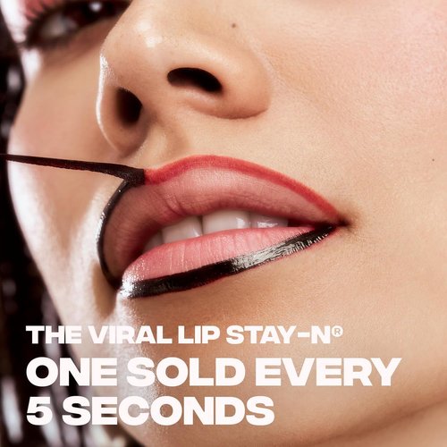 Sacheu Lip Liner - Waterproof Peel Off Lip Stain with Hyaluronic Acid & Vitamin E | Long Lasting Matte Finish, Vegan (p-INKED)
