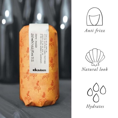 Davines This Is An Oil Non Oil - Anti-Frizz Hydrating Fluid for Natural Texture - 8.45 Fl Oz