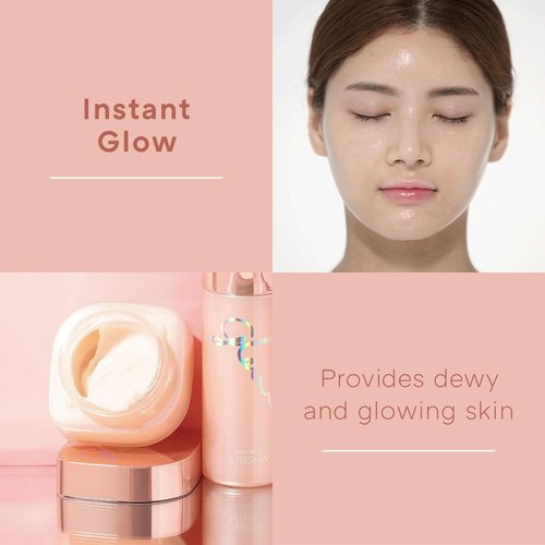 MISSHA Glow Skin Balm 1.69 fl oz/ 50ml 4-in-1 Primer, Moisturizing Cream, Morning Pack, Luminizing Cream for a Flawless Natural Glow, Glass Skin