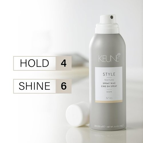 KEUNE Style Spray Wax - Buildable Texture & Natural Shine for Hair - 6.1 Fl Oz