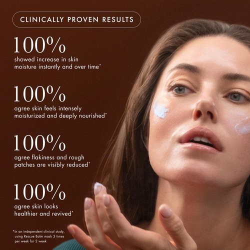 RéVive Rescue Balm Overnight Face Mask - Nourishing Formula to Restore Skin Vitality & Reduce Stress Signs - Peptides, Shea Butter & Aloe Vera (2.5 oz)