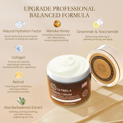 Regine Switzerland Neck Firming Cream - Deep Hydration Anti-Aging Moisturizer with Retinol & Collagen | 1.7 Fl Oz