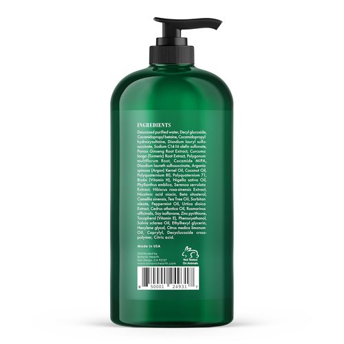 Botanic Hearth Peppermint Oil Shampoo - Hair Blooming Formula With Keratin | Sulfate-Free, 16 Fl Oz