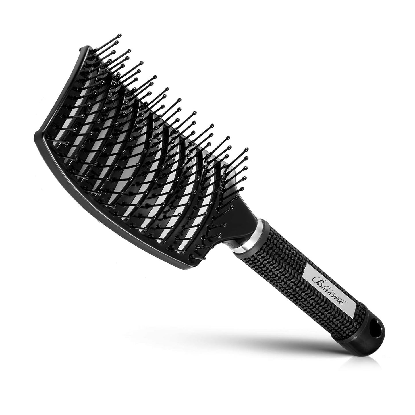 Skiennix Professional Curved Vented Hair Brush - Faster Blow Drying for All Hair Types