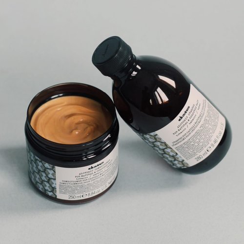 Davines Alchemic Conditioner - Color Depositing Cream for Light Brown & Medium Brunette Hair | Hydrates & Intensifies with Jojoba Oil, 8.45 Fl Oz