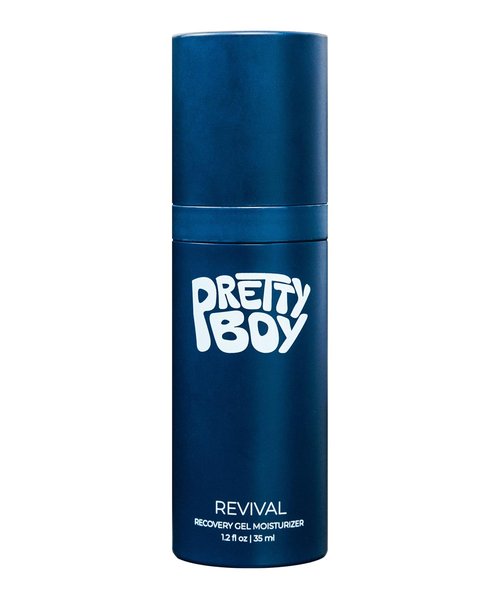 Prettyboy Face Revival Gel Moisturizer for Men - Hydrating Cream for Dry Skin & Redness Relief - Anti-Aging & Fragrance-Free - 1 Count