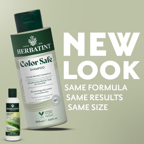 Herbatint Color Safe Shampoo - Strengthen & Add Shine for Color-Treated Hair - 8.8 Fl Oz