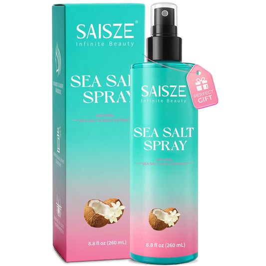 Skiennix Sea Salt Spray - Textured Beach Waves & Volume for Curly Hair | 8.8 oz Coconut Surf Spray