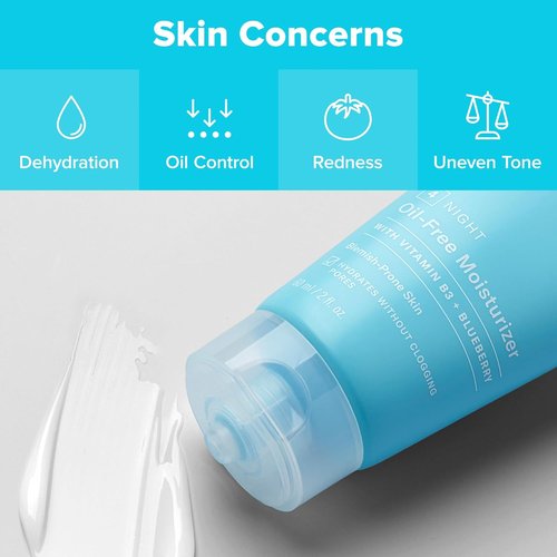 Paula's Choice CLEAR Oil-Free Face Moisturizer - Lightweight Acne-Prone Skin Cream with Hyaluronic Acid & Niacinamide