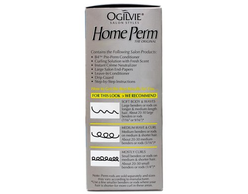 Ogilvie Home Perm - Original Normal Hair Treatment for Extra Body | Pack of 2