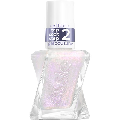 essie Gel Couture Gel-like Nail Polish, Vegan, Metallic Glaze Top Coat Nail Polish, Blushed Metal, 0.46 fl oz