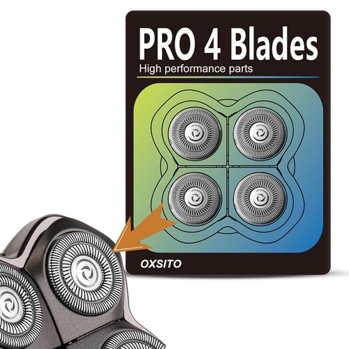 Gold PRO | 12 Pack Precision Replacement Blades for Head, Face & Body Grooming