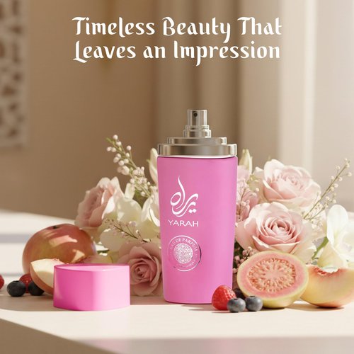 SAADAH Yarah Eau De Parfum for Women 4.0 Fl.oz, 120ml Oriental Vanilla Gourmand Perfume, Sweet Orchid Tangerine Tropical Fruits, Vanilla Musk Sandalwood, Long Lasting Powdery Luxury Fragrance