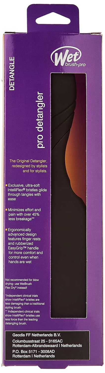 Wet Brush Pro Detangler - Effortless Hair Tangle Removal | Sleek Black Design