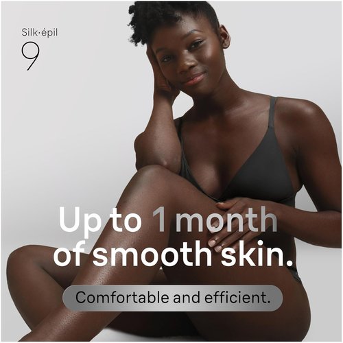 Braun Silk-épil 9 Epilator - Women’s Hair Removal Device with Pivoting Head & Wet/Dry Functionality
