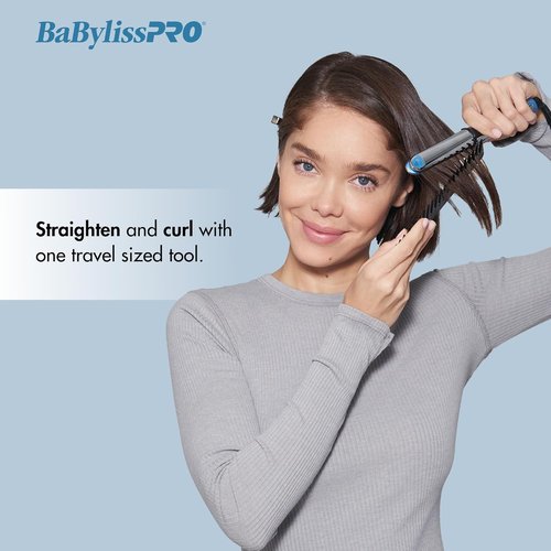 Nano Titanium Prima2000 Ionic Styling Iron, 3/4" stainless steel travel/mini iron, all hair types