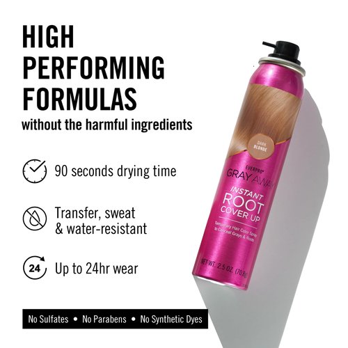 EVERPRO Gray Away Instant Root Cover Up Spray 2.5oz - Dark Blonde