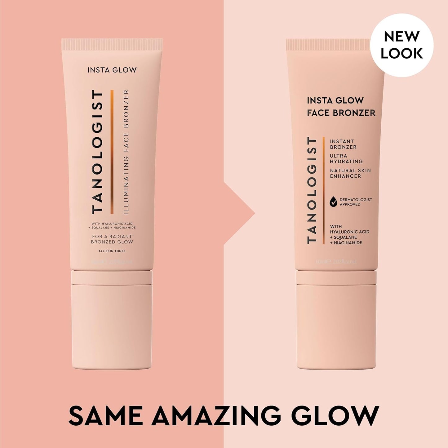 Tanologist Insta Glow Face Bronzer - Illuminating Cream for Instant Radiant Glow | Lightweight & Vegan, 2.02 fl. oz