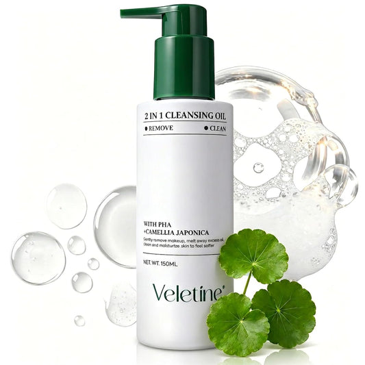 Skiennix 2-in-1 Makeup Remover Cleansing Oil - Lightweight & Deep Cleansing with Centella & Camellia, 150ml