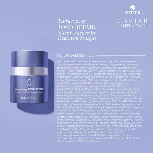 Alterna Haircare CAVIAR Anti-Aging Leave-In Treatment Masque - 1.7oz | Repairs & Strengthens Damaged Hair