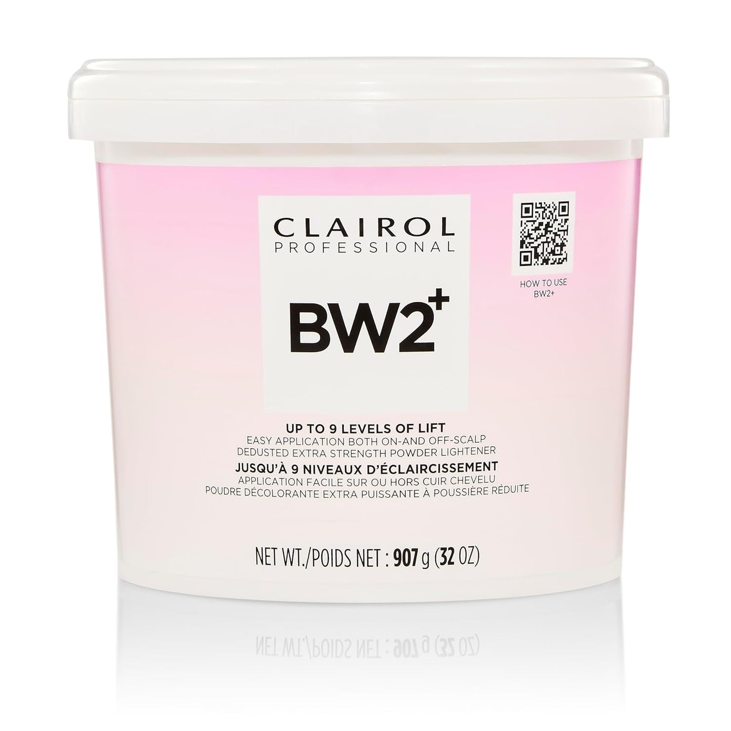 Clairol Professional BW2+ Powder Lightener - Extra Strength, Up to 9 Levels of Lift for Hair Highlights