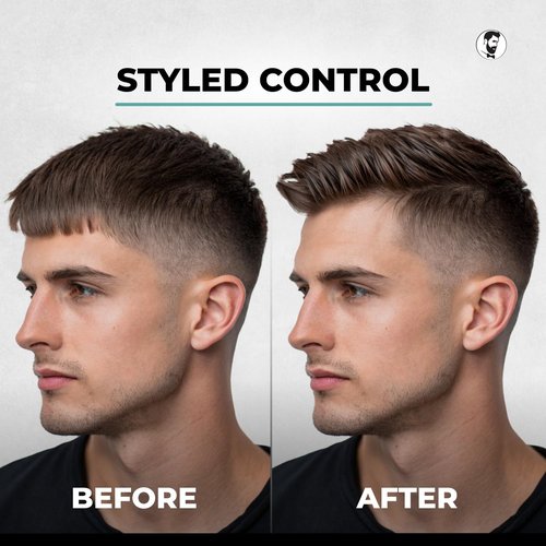 Gentlemen Republic Hair Gel - 8oz Professional Formula for 24-Hour Shine & Hold | Alcohol-Free, Humidity Resistant