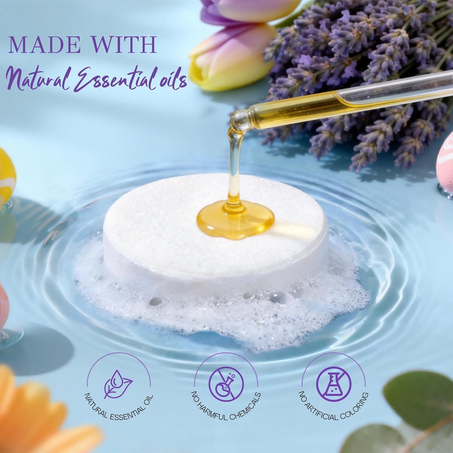 Skiennix Shower Steamers - Aromatherapy Gift Set for Women | 8 Pcs with Natural Essential Oils