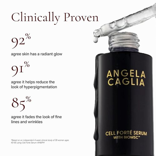 Cell Forté Serum - Billions of Human Stem Cell-Derived Exosomes & Growth Factors | Reduces Sun Damage & Hyperpigmentation - 4 in 1 Formula