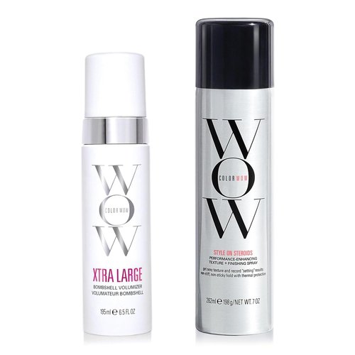 COLOR WOW Epic Volume Bundle - Xtra Large Bombshell Volumizer for All-Day Volume & Non-Sticky Texture