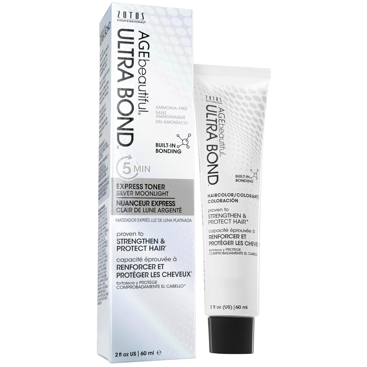 AGE Beautiful Demi Liqui-Creme 5-Minute Express Toner - Enhance Gray Hair, Ammonia Free, Nourishing Shine