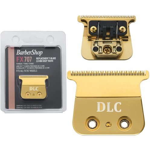 BaBylissPRO Replacement DLC 2.0 Blades - Compatible with FX787 & FX726 Hair Trimmers, Gold Finish