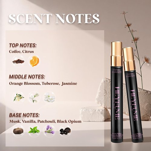 Pheromones Perfumes for Women Mini: Eau De Parfum - Premium Amber Vanilla Sent Blend - Long Lasting Travel Size Pen Spray 0.41 fl for Male & Female Made in USA