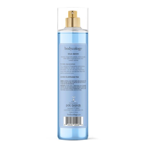 Bodycology Long-Lasting Fragrance Body Mist, Blue Denim, 8 fl oz